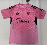25-26 Sevilla Pink GoalKeeper Fans Soccer Jersey