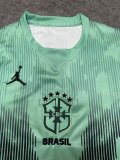2026 Brazil Green GoalKeeper Fans Soccer Jersey