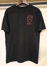 26-27 Brazil Black High Quality Casual T-Shirt 黑圆领