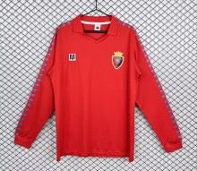 1983 Osasuna Long sleeves Home Retro Soccer Jersey