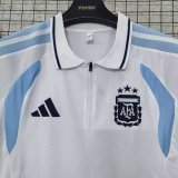 25-26 Argentina White Polo Short Sleeve