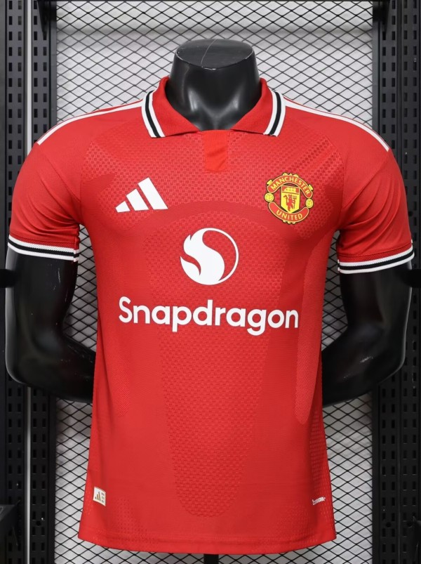 26-27 Man Utd Home Player Version Soccer Jersey
