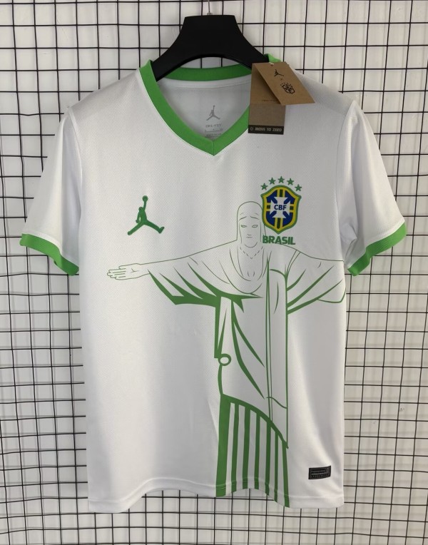 26-27 Brazil White Special Edition Fans Soccer Jersey