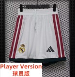 26-27 RMA Home Player Version Shorts Pants (球员短裤)
