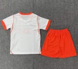 2026 World Cup NetherIands Away Kids Soccer Jersey