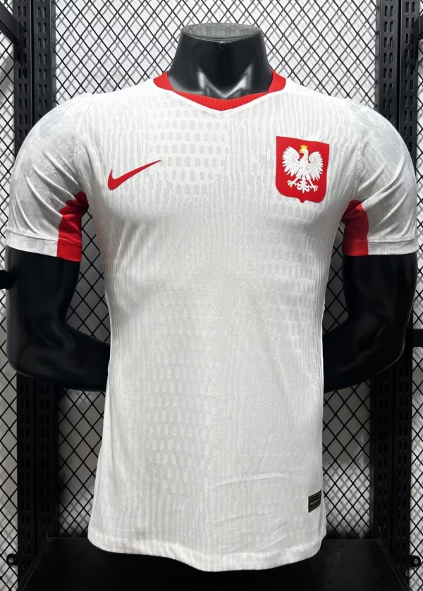 2026 World Cup Poland Home Player Version Soccer Jersey