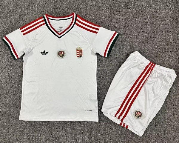 2026 Hungary Away Kids Soccer Jersey