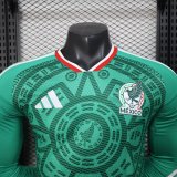 2026 Mexico Home Long sleeves Player Version Soccer Jersey