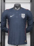 2026 World Cup USA Away Long Sleeve Player Version Soccer Jersey*长袖球员