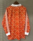 1988 NetherIands Home Long sleeves Retro Soccer Jersey