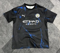 26-27 Man City Blue Short sleeves Loose And Thickened Hoody