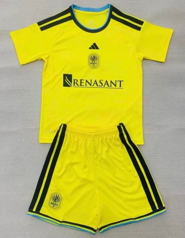 26-27 Nashville SC Home Kids Soccer Jersey
