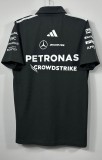 2026 F1 Benz New Pattern Short Sleeve Racing Suit