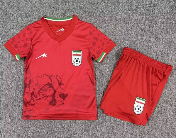 2026 Iran Away Kids Soccer Jersey