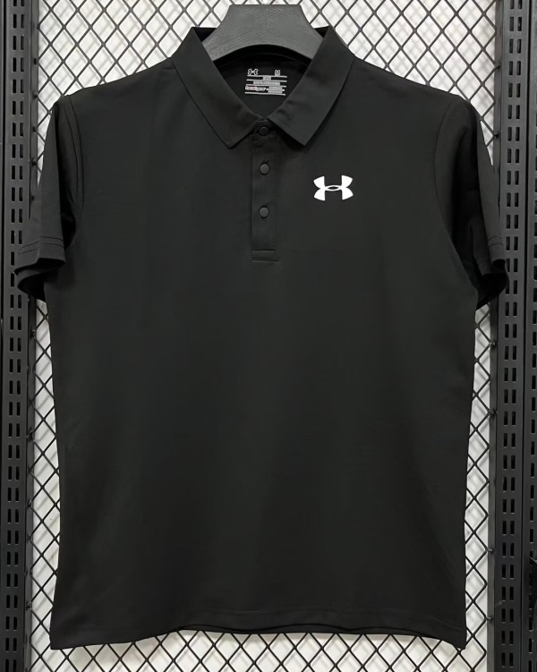 2026 UA Black High Quality Polo Short Sleeve