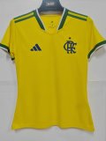 26-27 Flamengo Yellow Special Edition Women Fans Soccer Jersey (女)