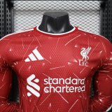 26-27 LIV Home Long Sleeve Player Version Soccer Jersey (长袖球员)