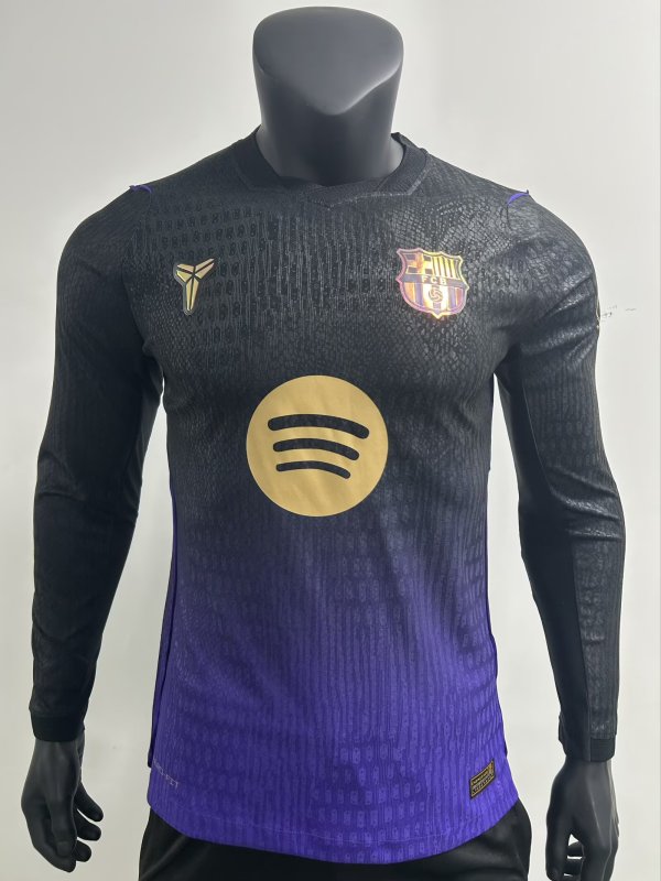 26-27 BAR Away Long Sleeve Player Version Soccer Jersey*长袖球员