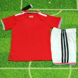 26-27 Man Utd Home Kids Soccer Jersey