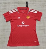 26-27 Man Utd Home Women Fans Soccer Jersey (女)
