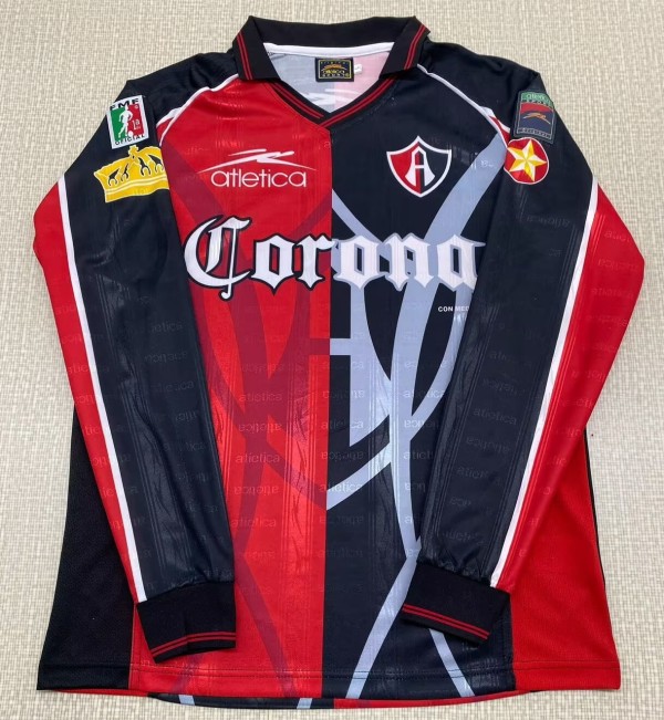 1997-1998 Atlas Home Retro Long Sleeve Soccer Jersey