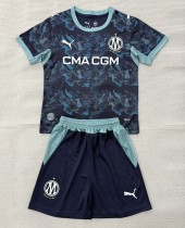 26-27 Marseille Away Kids Soccer Jersey