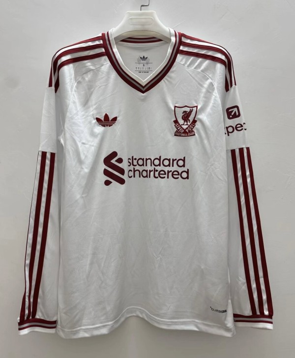 26-27 LIV Away Long Sleeve Fans Soccer Jersey (长袖)