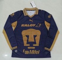 26-27 Pumas UNAM Away Long Sleeve Fans Soccer Jersey (长袖)