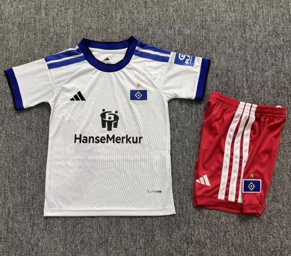 26-27 Hamburger Home Kids Soccer Jersey
