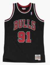 1997‑98 Retro Chicago Bulls Dennis Rodman #91 Away Basketball Jersey