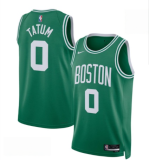 26-27 Jayson Tatum #0 Celtics Green Swingman Jersey
