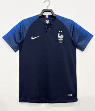 2018 France Home Retro Soccer Jersey