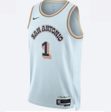 24-25 San Antonio Spurs #1 Wembanyama City Edition NBA Jersey