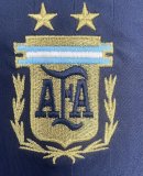 2006 Argentina Away Long sleeves Retro Soccer Jersey