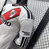 26-27 River Plate Home Long Sleeve Player Version Soccer Jersey*长袖球员