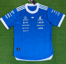 2026 Mercedes New Pattern Player Version Heat Transfer Printing Short Sleeve Racing Suit