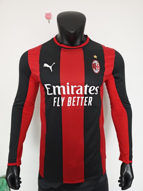 26-27 ACM Home Long Sleeve Player Version Soccer Jersey (长袖球员)