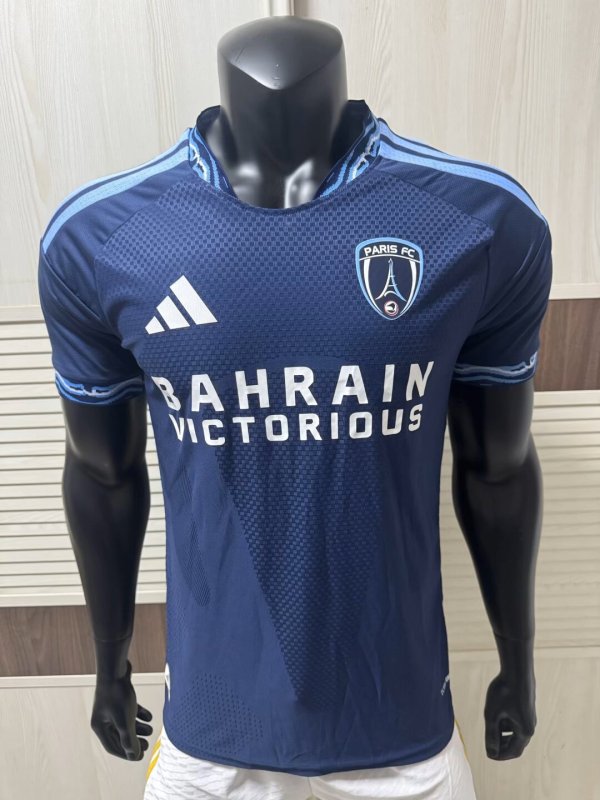 26-27 Paris FC Home Player Version Soccer Jersey