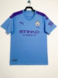 2019 Man City Blue Retro Soccer Jersey