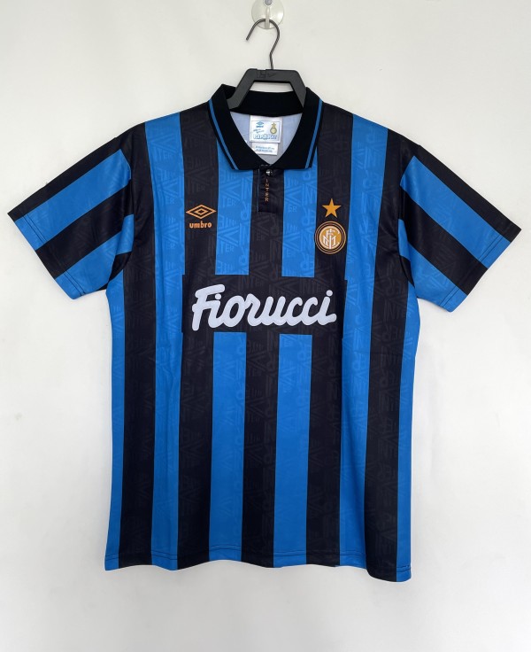 1992-1993 INT Home Retro Soccer Jersey