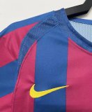 2005-2006 BAR Home UCL Retro Long Sleeve Soccer Jersey （欧冠，两标对齐版）