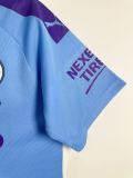 2019 Man City Blue Retro Soccer Jersey