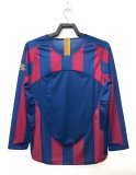2005-2006 BAR Home UCL Retro Long Sleeve Soccer Jersey （欧冠，两标对齐版）