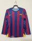 2005-2006 BAR Home UCL Retro Long Sleeve Soccer Jersey （欧冠，两标对齐版）