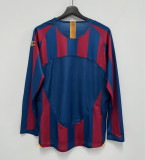 2005-2006 BAR Home UCL Retro Long Sleeve Soccer Jersey（欧冠，两标不对齐版）
