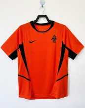 2002 NetherIands Home Retro Soccer Jersey