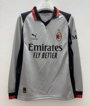 26-27 ACM Gray Long Sleeve Fans Soccer Jersey (长袖)