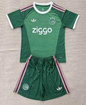 26-27 Aja× Green GoalKeeper Kids Soccer Jersey