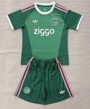 26-27 Aja× Green GoalKeeper Kids Soccer Jersey
