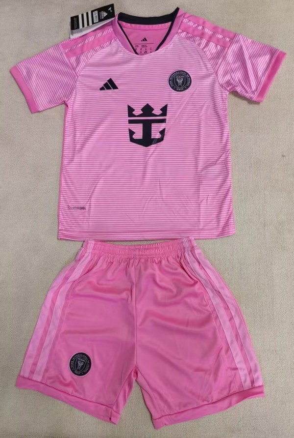 26-27 Inter Miami Home Kids Soccer Jersey